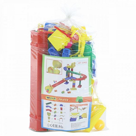 На картинке изображен Горка для шариков вертушки Полесье набор №3 52902 Горка для шариков вертушки Полесье набор №3 52902