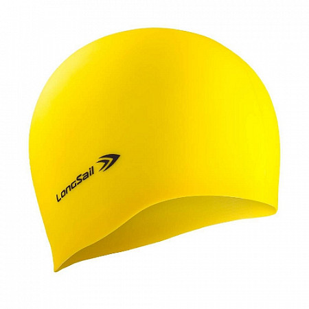 Шапочка для плавания LongSail силикон yellow