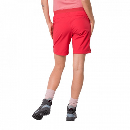 Шорты женские Jack Wolfskin Hilltop Trail Shorts W tulip red