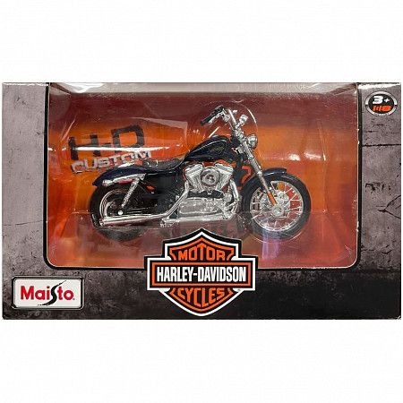 Масштабная модель мотоцикла Maisto 1:18 Harley Davidson 2012 XL 1200V Seventy-Two (31360) blue