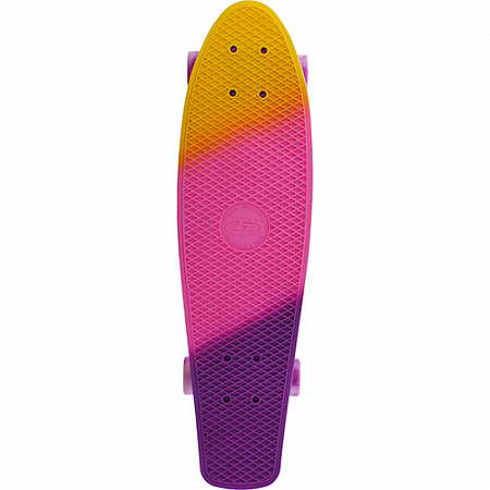 Penny board (пенни борд) Tech Team Tricolor 27" 2021 pink/yellow