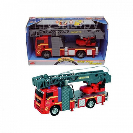 На картинке изображен Машинка Dickie Toys Машина пожарная со звуком (203443993) Машинка Dickie Toys Машина пожарная со звуком (203443993)