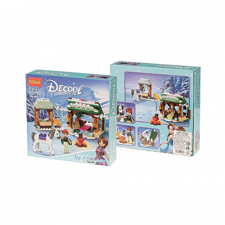 На картинке изображен Конструктор Decool Зимние Приключения 70216 Конструктор Decool Зимние Приключения 70216