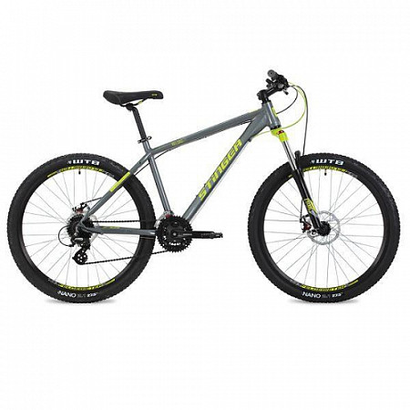 На картинке изображен Велосипед Stinger Reload Std 27,5" (2018) Grey Велосипед Stinger Reload Std 27,5" (2018) Grey