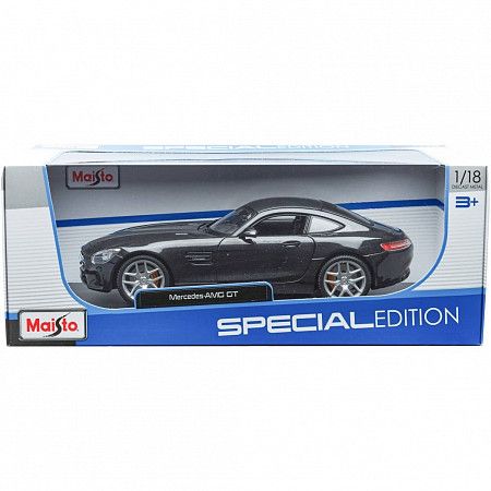 Машинка Maisto 1:18 Mercedes-AMG GT (31398) black