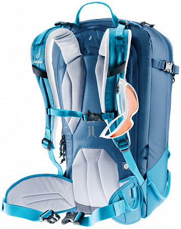 На картинке изображен Рюкзак Deuter Freerider 30 3303321-8204 citrus/moss (2020-21) Рюкзак Deuter Freerider 30 3303321-8204 citrus/moss (2020-21)
