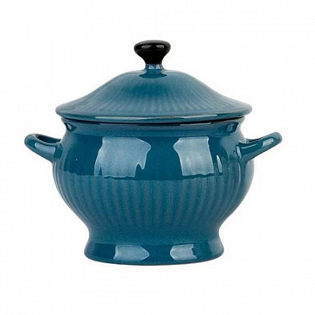 На картинке изображен Горшочек Bekker 440 мл BK-7316 blue Горшочек Bekker 440 мл BK-7316 blue