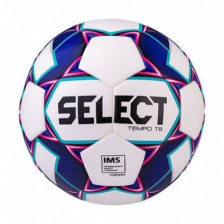 Мяч футбольный Select Tempo TB IMS №4 White/Blue/Light blue