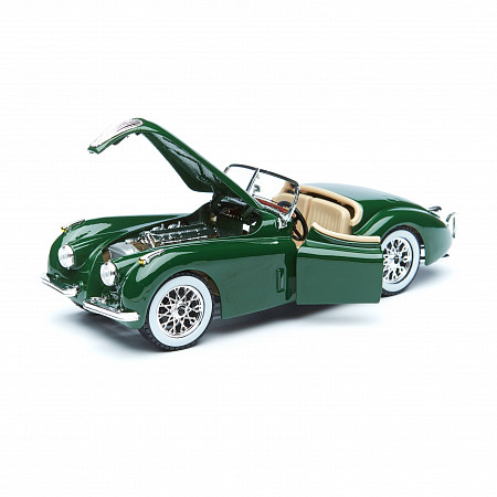 Коллекционная машина Bburago 1:24 Jaguar Xk 120 Roadster 1951 (18-22018) green