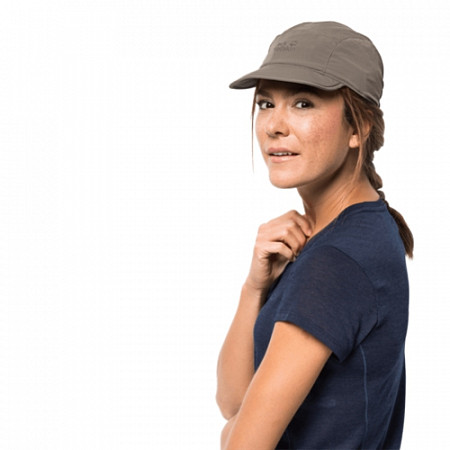 На картинке изображен Кепка мужская Jack Wolfskin Supplex Road Trip Cap siltstone 1906781-5116561 Кепка мужская Jack Wolfskin Supplex Road Trip Cap siltstone 1906781-5116561