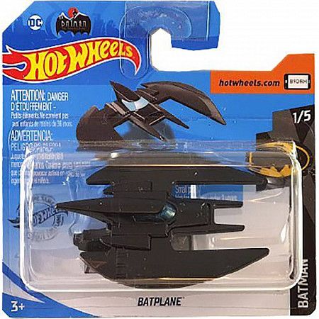 Самолет Hot Wheels Базовой коллекции Batplane 56/250 (5785 GHB43)
