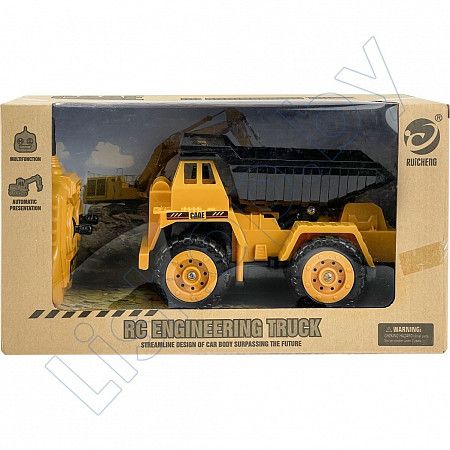 На картинке изображен Машинка на радиоуправлении UniToys Самосвал (9210A) Машинка на радиоуправлении UniToys Самосвал (9210A)