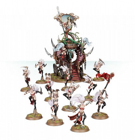 На картинке изображен Фигурки Games Workshop Warhammer: Daughters of Khaine Blood Coven 85-17 Фигурки Games Workshop Warhammer: Daughters of Khaine Blood Coven 85-17