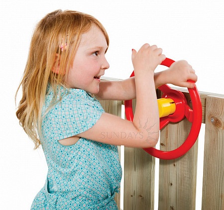 На картинке изображен Руль Little Panda red/yellow Руль Little Panda red/yellow