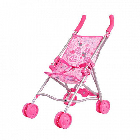 На картинке изображен Коляска-трость Gulliver розовая 22-11007 Коляска-трость Gulliver розовая 22-11007