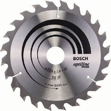 Диск пильный Bosch 184х3 см 24 зуба 2608640610