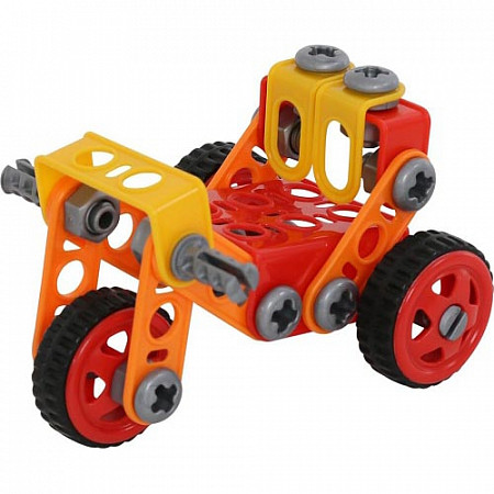 Игрушка Полесье Конструктор "Изобретатель" - "Трицикл №1" (78 элементов) (в пакете) 55040