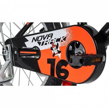 Велосипед Novatrack Urban 16" (2020) 163URBAN.BK20 black/orange