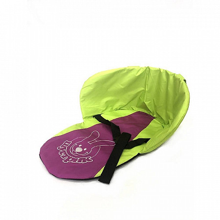 Утеплитель для санок RT Шустрик с ремешком light green/purple