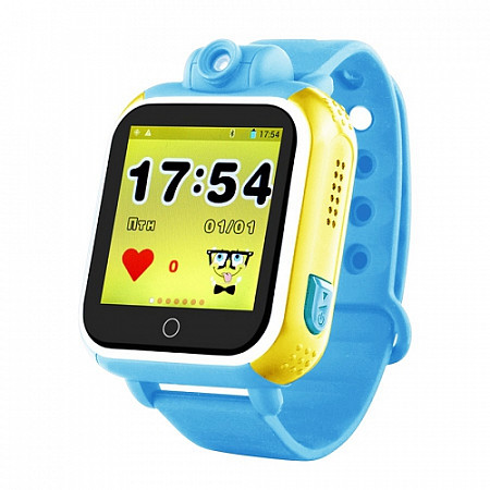 Смарт часы детские Wonlex Smart baby watch q75 GW1000 blue