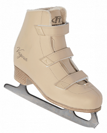 Фигурные коньки Tech Team Virginia beige 