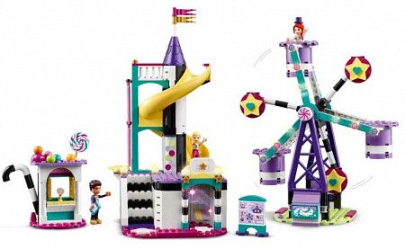 Конструктор LEGO Friends "Волшебное колесо обозрения и горка" 41689