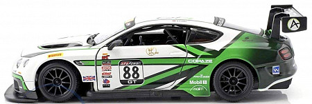 На картинке изображен Коллекционная машина Bburago 1:24 Bentley Gt3 (18-28008) Коллекционная машина Bburago 1:24 Bentley Gt3 (18-28008)
