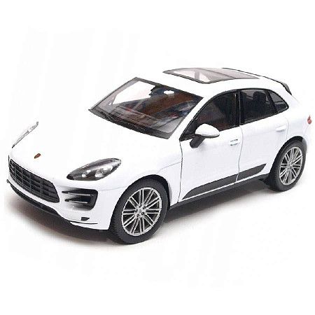 На картинке изображен Машинка Bburago 1:24 Porsche Macan (18-21077) white Машинка Bburago 1:24 Porsche Macan (18-21077) white