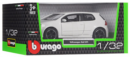 Коллекционная машина Bburago 1:32 Volkswagen Golf GTI (18-43005) white