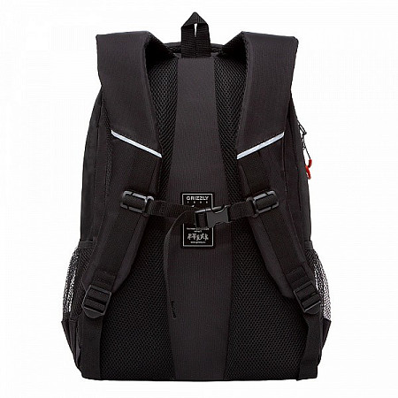 Рюкзак школьный GRIZZLY RU-130-4 /1 black/red