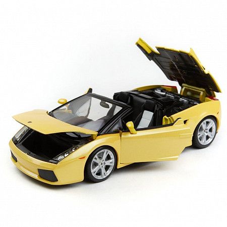 Машинка Bburago 1:18 Lamborghini Gallardo Spyder (18-12016) yellow