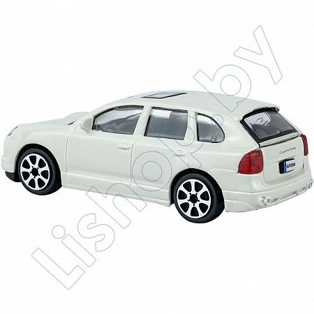 Машинка Bburago 1:43 Porsche Cayenne Turbo (18-30000/18-30217) white