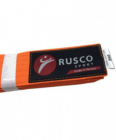 Пояс для единоборств Rusco 260 см Orange
