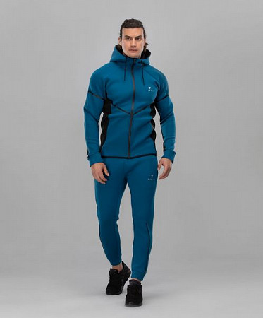 На картинке изображен Мужской спортивный джемпер FIFTY FA-MJ-0102-BBL blue/black Мужской спортивный джемпер FIFTY FA-MJ-0102-BBL blue/black