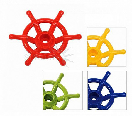 На картинке изображен Штурвал Little Panda red Штурвал Little Panda red