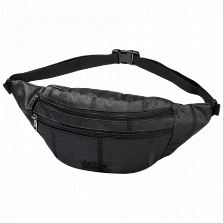 Сумка поясная Jack Wolfskin Pac Me Y.D. black big check 8006391-8014
