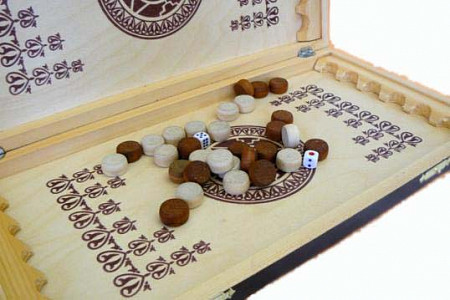 Нарды большие инкрустированные С-20