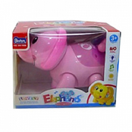 Забавная игрушка Веселый слоник EM-190B Pink