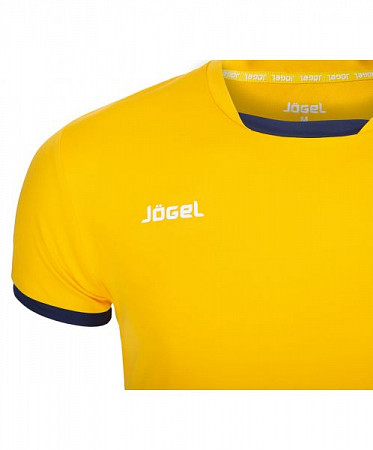 Футболка волейбольная детская Jogel JVT-1030-049 yellow/dark blue