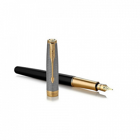 Перо Parker Sonnet Chiselled and Black GT 1931537