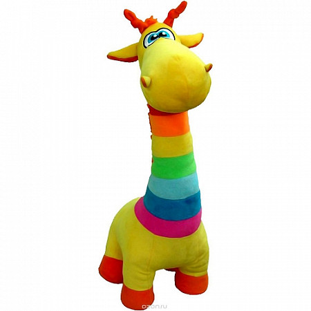 Мягкая игрушка-антистресс СмолТойс Жираф Радужный 1431/ЖЛ/75