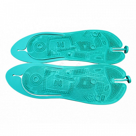 На картинке изображен Тапочки массажные складные с магнитами Bradex KZ 0449 Blue Тапочки массажные складные с магнитами Bradex KZ 0449 Blue