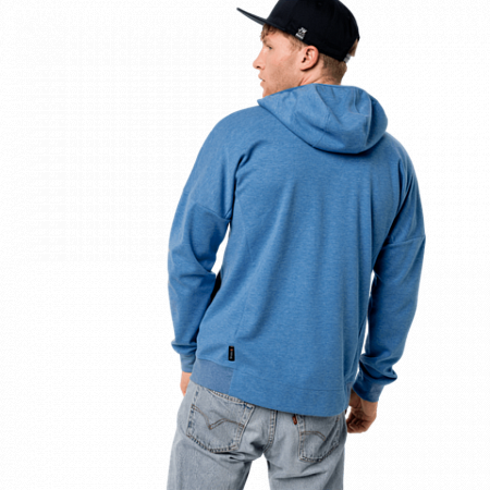 Куртка мужская Jack Wolfskin Riverland Hooded Jacket M wave blue