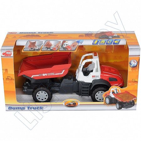 На картинке изображен Игрушка Dickie Toys Самосвал функциональный 35 см (203413433) Игрушка Dickie Toys Самосвал функциональный 35 см (203413433)