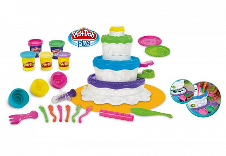 Игровой набор Play-Doh Праздничный торт (A7401)