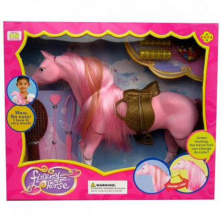 На картинке изображен Аксессуар для куклы Defa Лошадка 8011 Аксессуар для куклы Defa Лошадка 8011