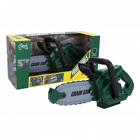 На картинке изображен Игрушка Tegole Бензопила T1408(G) Игрушка Tegole Бензопила T1408(G)