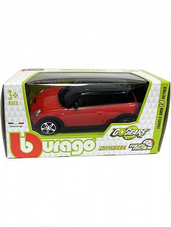 Машинка Bburago 1:43 Mini Cooper (18-30524) red