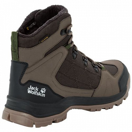 Ботинки мужские Jack Wolfskin Cold Terrain Texapore Mid M coconut brown / black