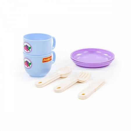 Набор детской посуды Полесье Минутка на 2 персоны (V1) (10 элементов) 80233